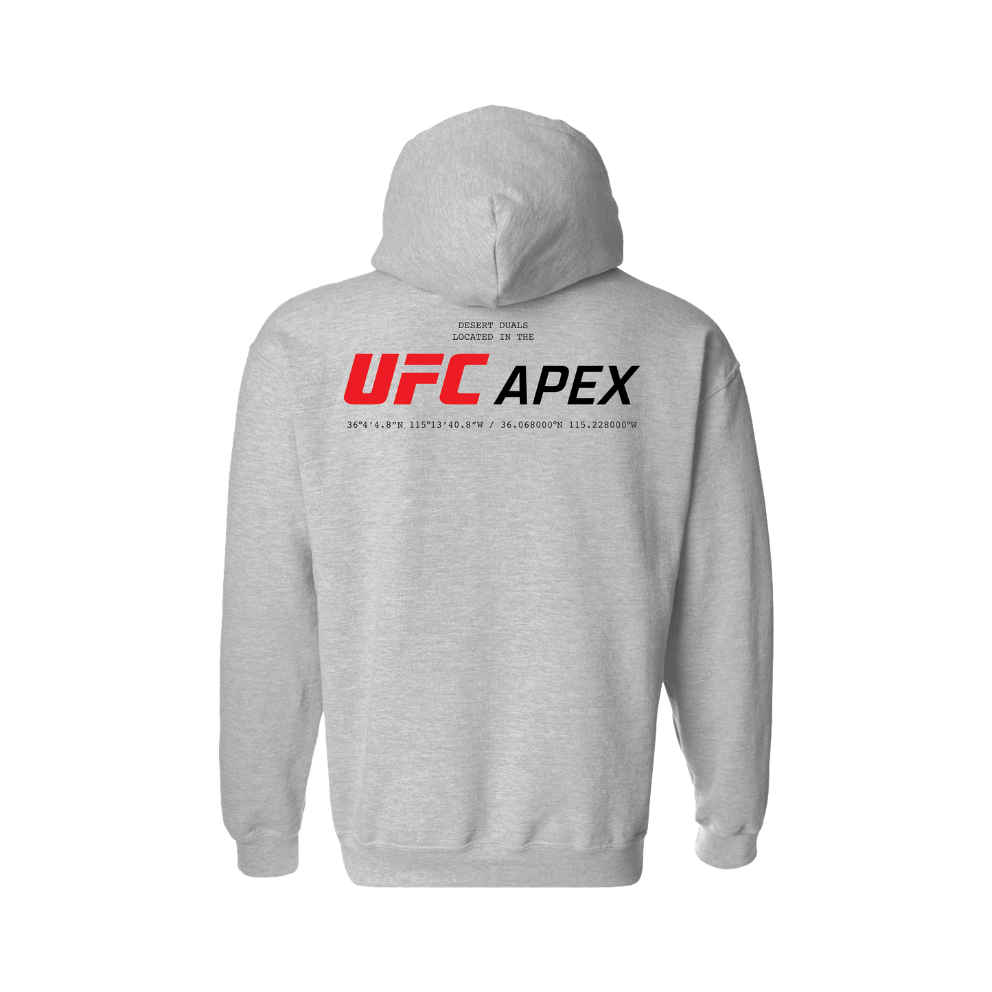 DD x UFC APEX GREY HOODIE